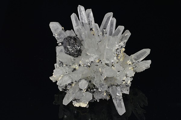 Quartz, Sphalerite, Calcite