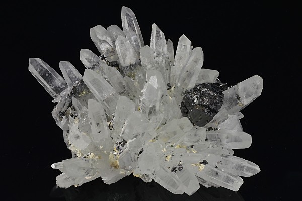Quartz, Sphalerite, Calcite