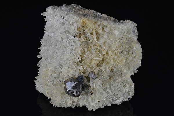 gem Sphalerite var. Cleiophane, Quartz, Galena