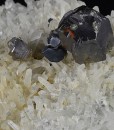 gem Sphalerite var. Cleiophane, Quartz, Galena