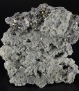 Pyrite on Quartz, Sphalerite