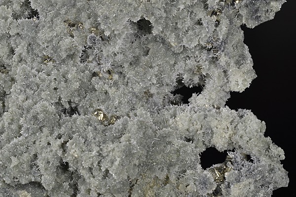 Pyrite on Quartz, Sphalerite