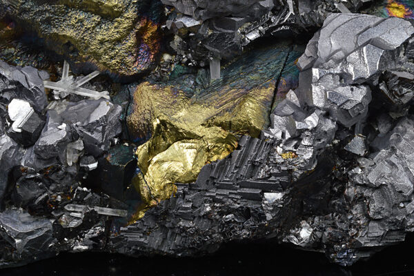Chalcopyrite, Galena, Sphalerite, Quartz