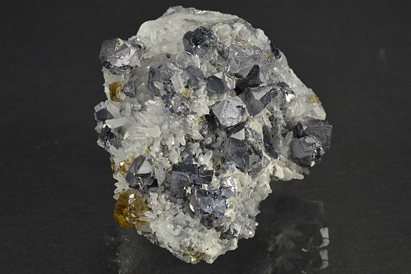 Truncated Galena, Cleiophane, Quartz