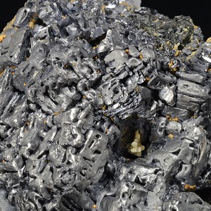 Melted habit Galena, Calcite