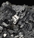 Twinned and truncated Galena, Sphalerite, Quartz