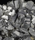 Twinned and truncated Galena, Sphalerite, Quartz
