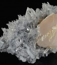 Calcite set on Quartz
