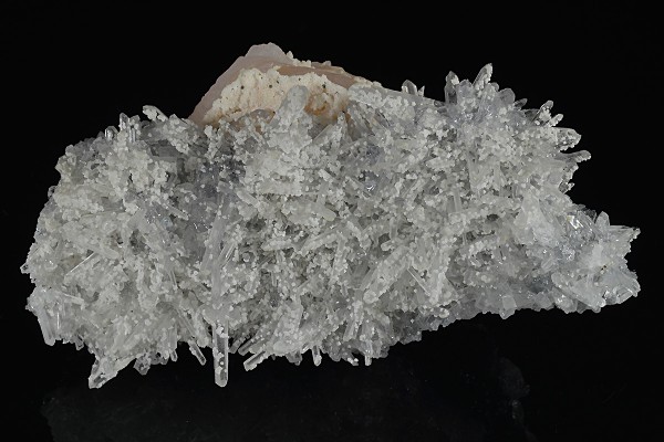 Calcite set on Quartz
