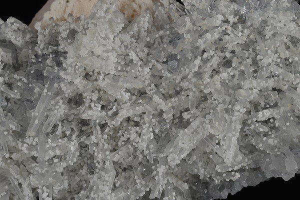 Calcite set on Quartz