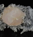 Calcite set on Quartz