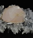 Calcite set on Quartz