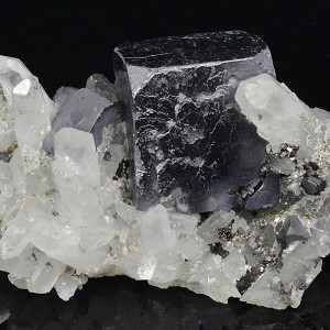 Truncated Galena, Quartz, Sphalerite, Pyrite