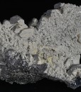 Twinned and truncated Galena, Sphalerite, Quartz