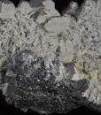 Twinned and truncated Galena, Sphalerite, Quartz