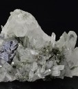 Galena set on Quartz, Calcite
