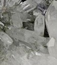 Galena set on Quartz, Calcite