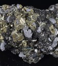 Sphalerite tetrahedrons,Pyrite, Chalcopyrite, Galena