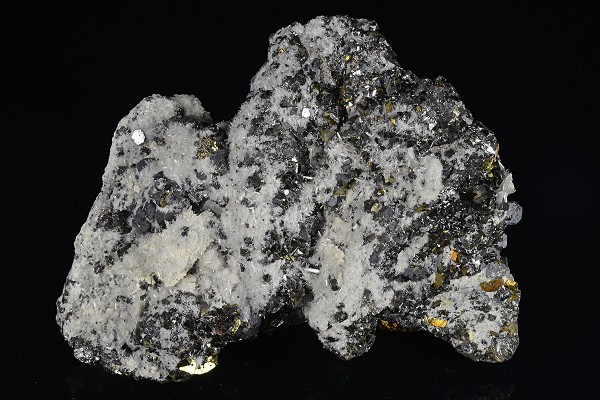 Galena, Chalcopyrite, Sphalerite, Quartz, Calcite