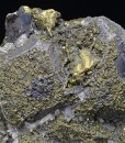 Chalcopyrite set on Galena, Quartz,Sphalerite