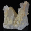 Two generations Calcite set on Quartz