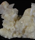 Two generations Calcite set on Quartz