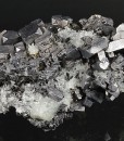 Skeletal and truncated Galena, Quartz, Sphalerite, Pyrite