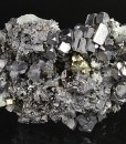 Skeletal and truncated Galena, Quartz, Sphalerite, Pyrite