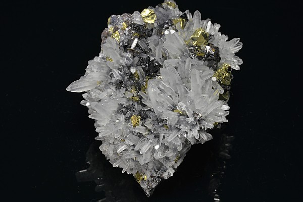 Quartz, Chalcopyrite, Sphalerite