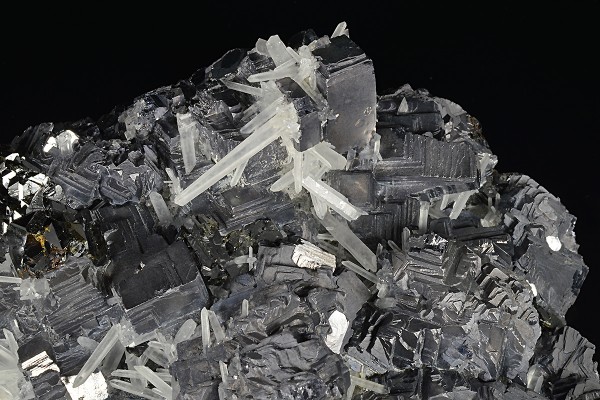 Twinned Galena, Sphalerite, Quartz