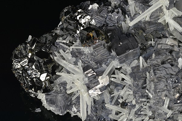 Twinned Galena, Sphalerite, Quartz