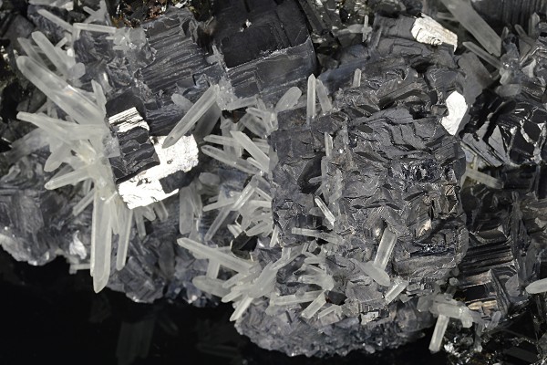 Twinned Galena, Sphalerite, Quartz