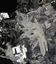 Twinned Galena, Sphalerite, Quartz