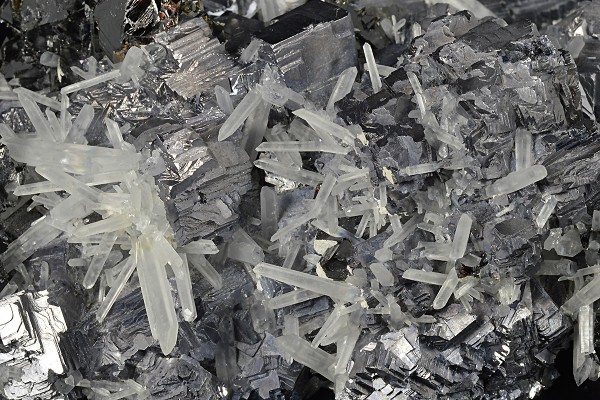 Twinned Galena, Sphalerite, Quartz