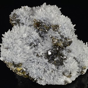 Quartz, gem Sphalerite var.Cleiophane, Pyrite