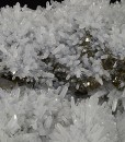 Quartz, gem Sphalerite var.Cleiophane, Pyrite