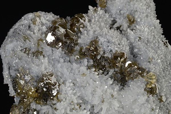 Quartz, Cleiophane, Calcite