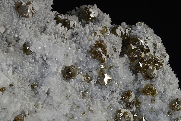 Quartz, Cleiophane, Calcite