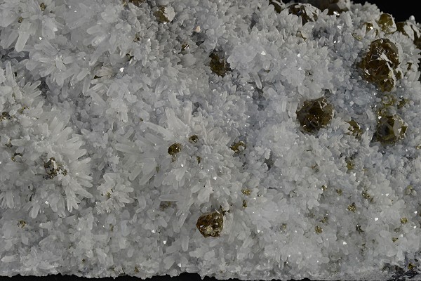 Quartz, Cleiophane, Calcite