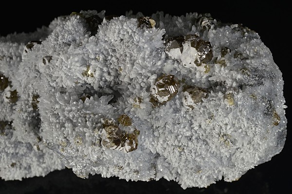 Quartz, Cleiophane, Calcite