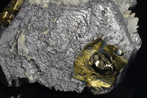 Galena, Quartz, Chalcopyrite, Pyrite