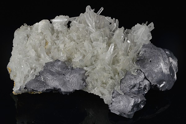 Twinned Galena, Quartz