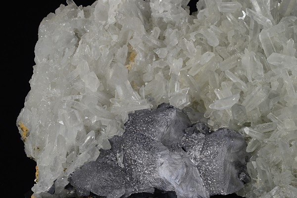 Twinned Galena, Quartz