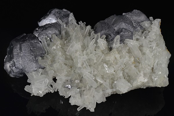 Twinned Galena, Quartz