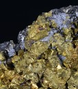 Iridescent Chalcopyrite, Galena, Sphalerite, Calcite