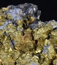 Iridescent Chalcopyrite, Galena, Sphalerite, Calcite