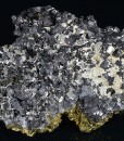 Iridescent Chalcopyrite, Galena, Sphalerite, Calcite