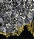 Iridescent Chalcopyrite, Galena, Sphalerite, Calcite