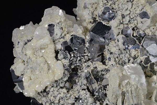 Galena, Calcite, Quartz, Sphalerite