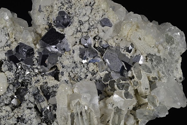 Galena, Calcite, Quartz, Sphalerite
